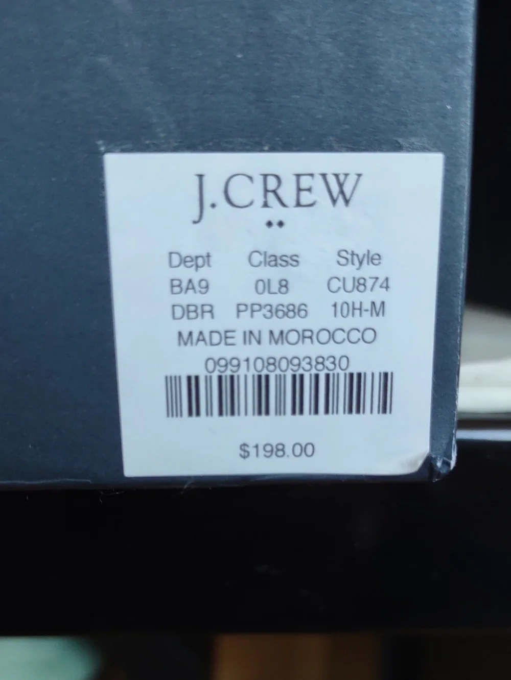 BRAND NEW J.CREW LEATHER LACE- UP